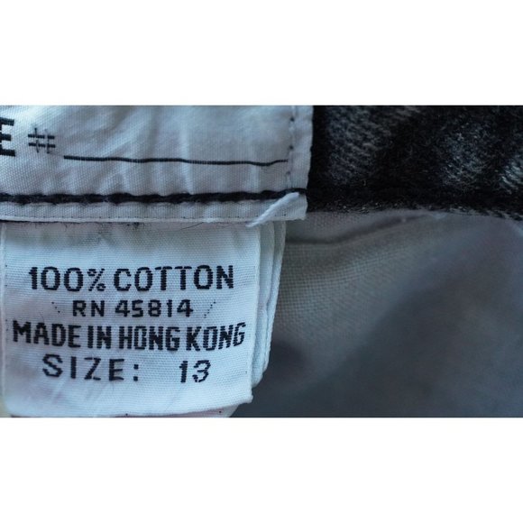 Vintage Acid Washed Jeans by Rose Denim Black Size 13 High Waisted Hi Rise 80s - Picture 4 of 10